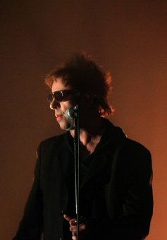 Ian McCulloch of Echo & The Bunnymen at the Phil. Pic: Dave Munn